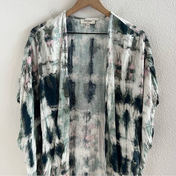 Haute Hippie Tribe 'Ariel' Woven Hi-Low Cardigan Boho Artsy XS - Picture 4 of 11